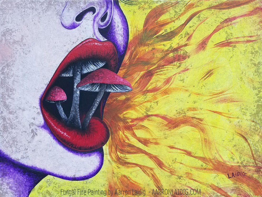 Fungal Fire Original Painting
