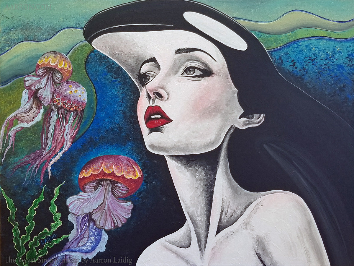 The Velvet Siren Original Painting